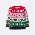 Kids' Striped Christmas Jumper