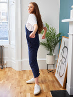 Kathleen - Relaxed Dungaree - Navy