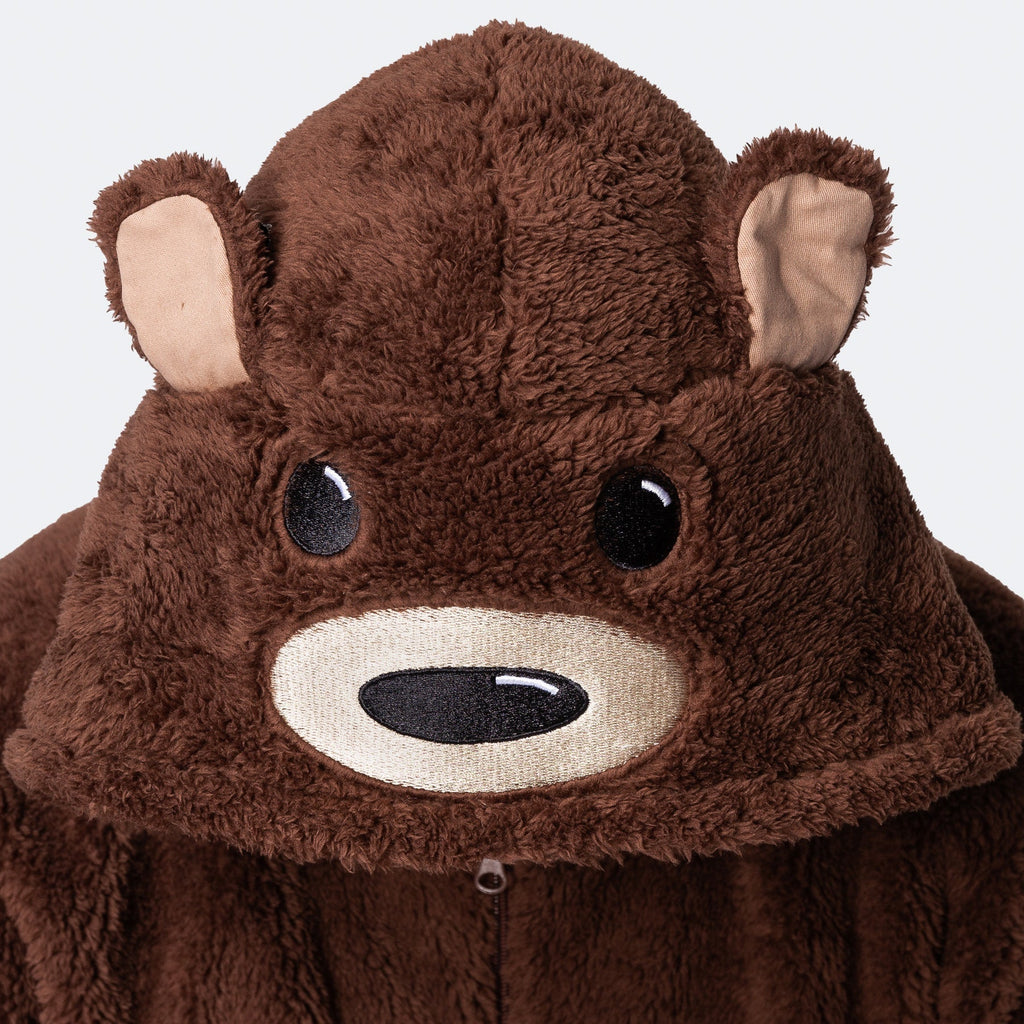 Kids' Brown Teddy Bear Onesie