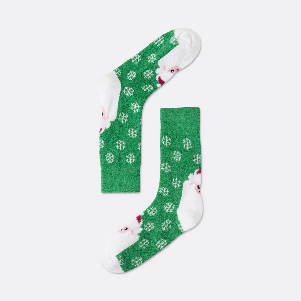 Kids' Fluffy Christmas Socks (3-pack)