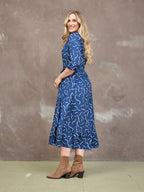 Kirsty Scribble Print Shirt Dress