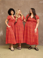 Claudia Floral Knot Dress