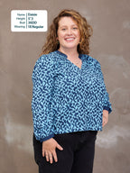 Laila Top - Geo Print