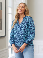 Laila Top - Geo Print