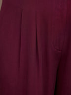 Lana Trouser - Burgundy