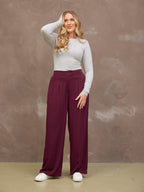 Lana Trouser - Burgundy