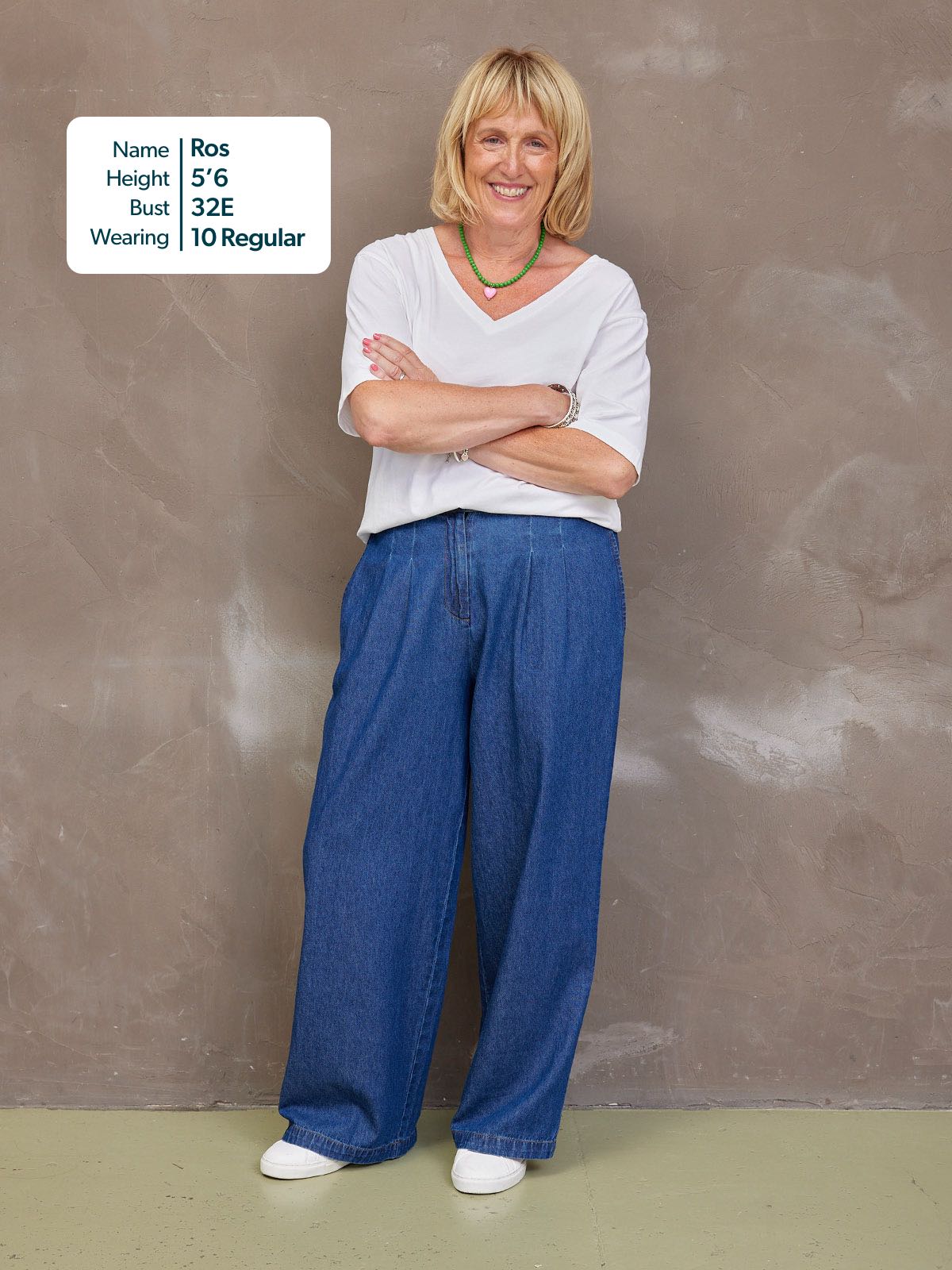 Lana Denim Trouser