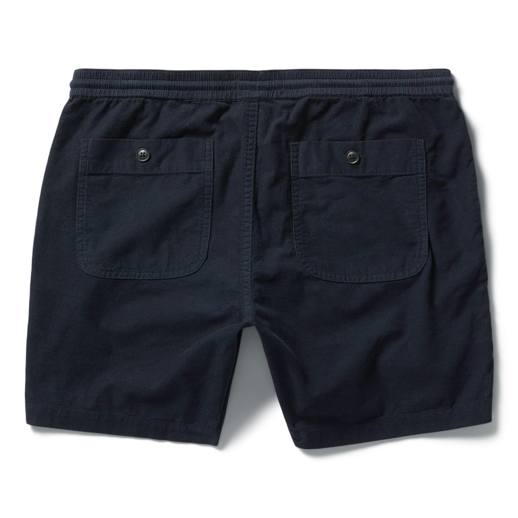 The Apres Short in Dark Navy Pinwale