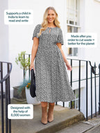 Lilah Monochrome Dress