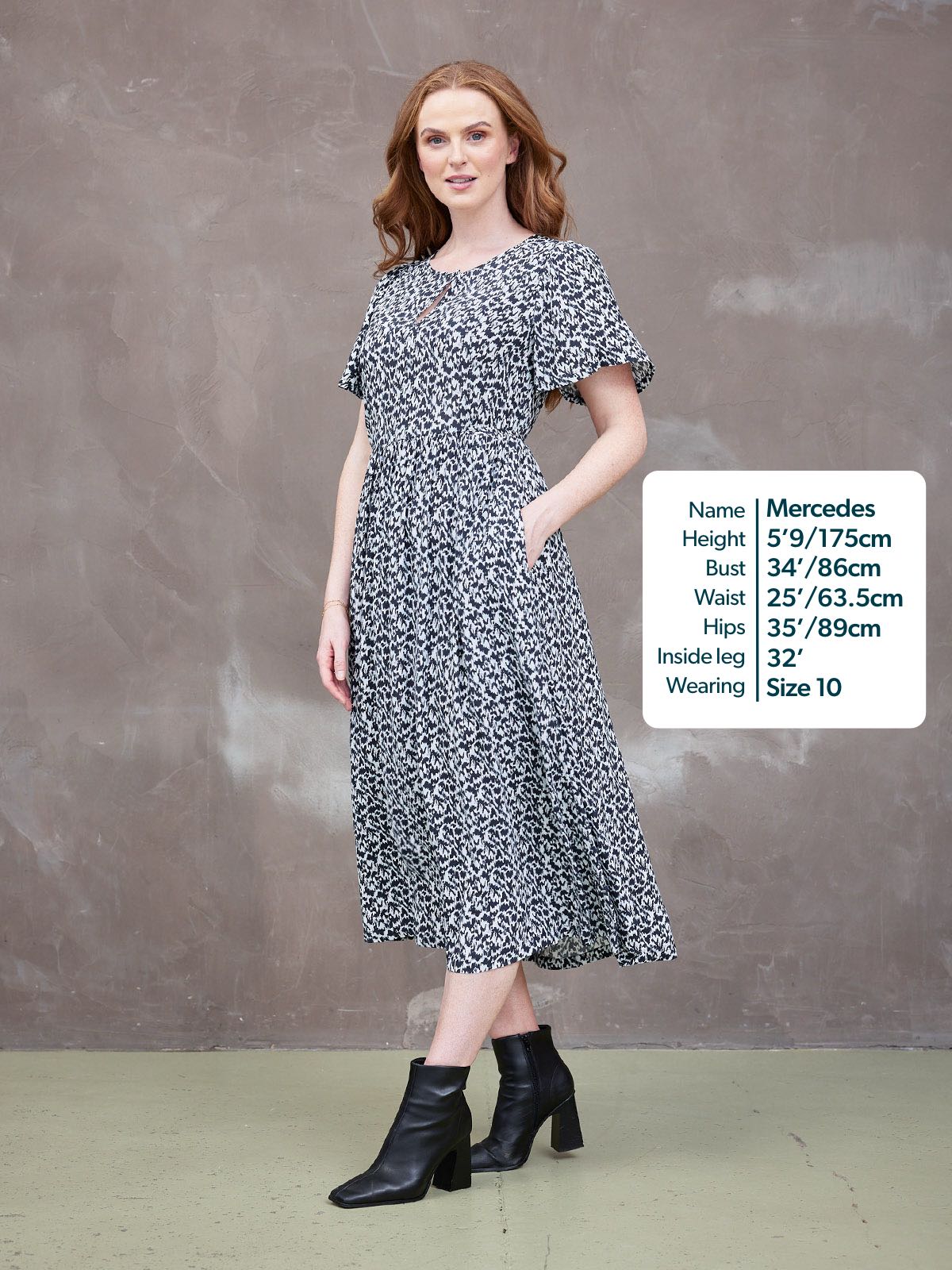 Lilah Monochrome Dress
