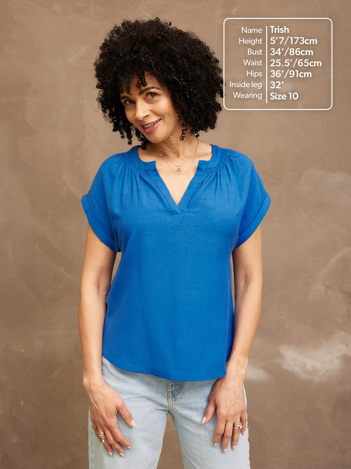 Lou Notch Neck Top