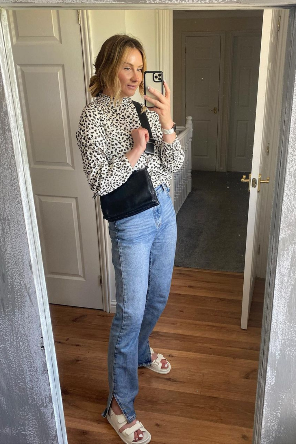 Lyndsey - High Neck Blouse - Multi