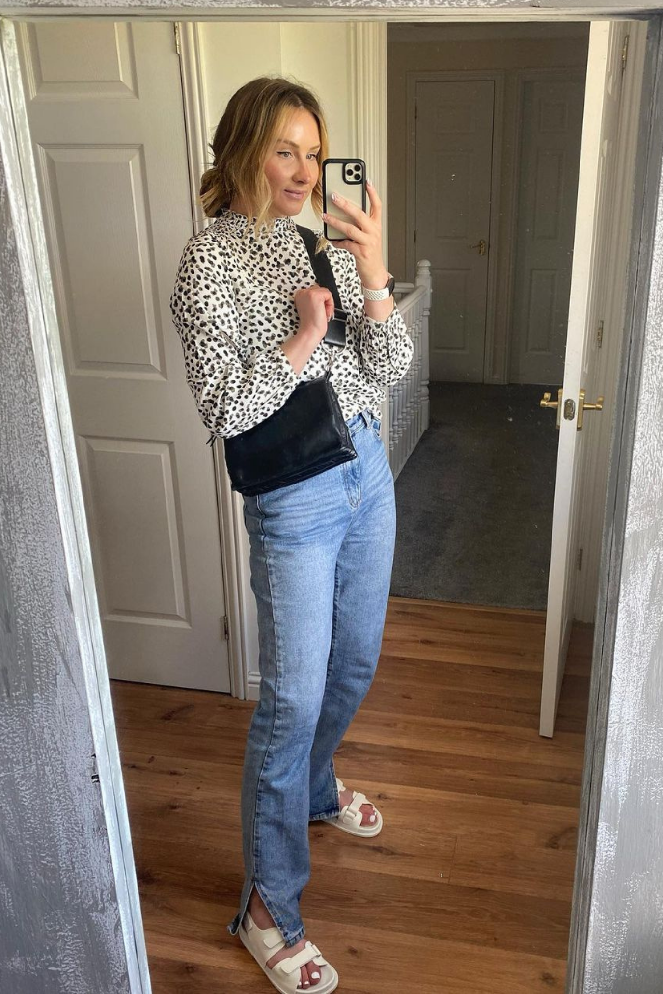Lyndsey - High Neck Blouse - Multi