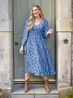 Maddie Dress - Blue Floral