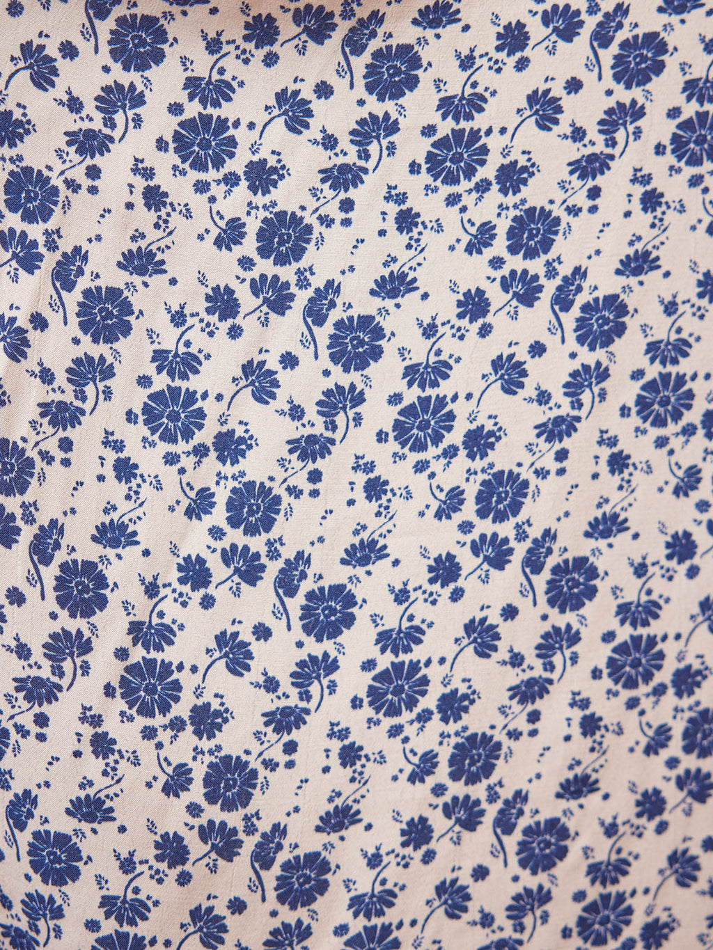 Maddie White Ditsy Print Midi Dress