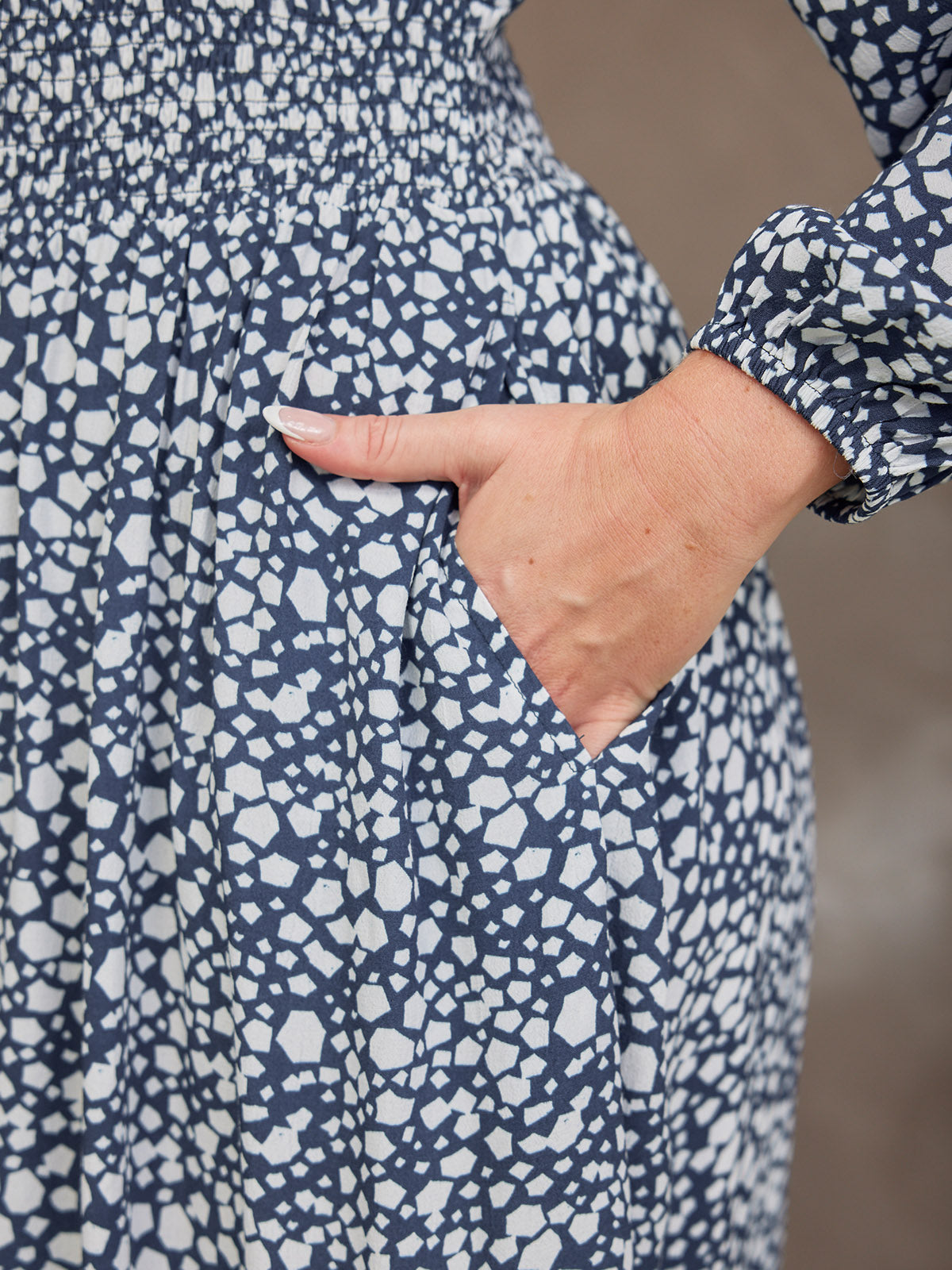 Maddie Dress - Geo Spot