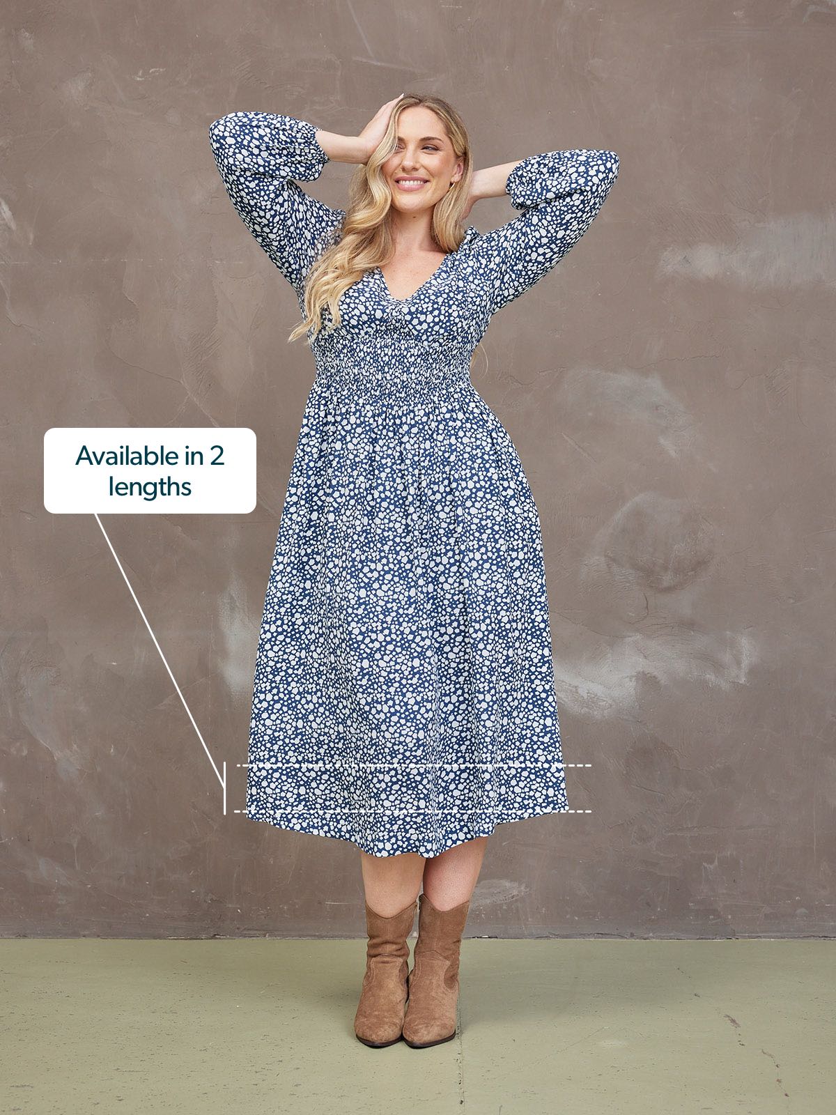 Maddie Dress - Geo Spot