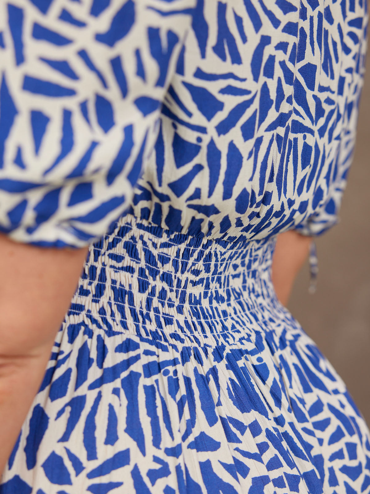 Maddie Short Sleeve Terrazzo Print