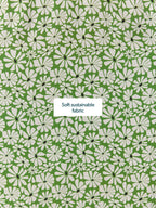 Maddie V-Neck Short Sleeve Dress - Olive Print
