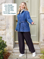 Margaret - Belted Denim Jacket