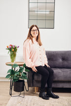 Martha - Relaxed Linen Shirt - Pink