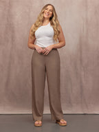 Meryl Summer Trouser - Mushroom