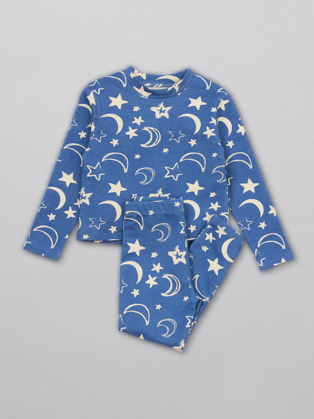 Mira - Kids Pyjama Set - Moon & Star Print
