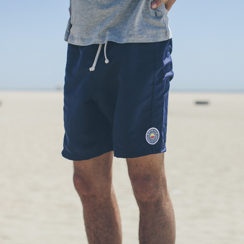 Navy Sun Up Swim Trunk