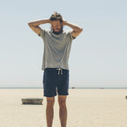 Navy Sun Up Swim Trunk