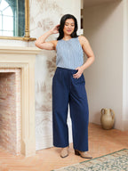 Isha Trouser - Navy