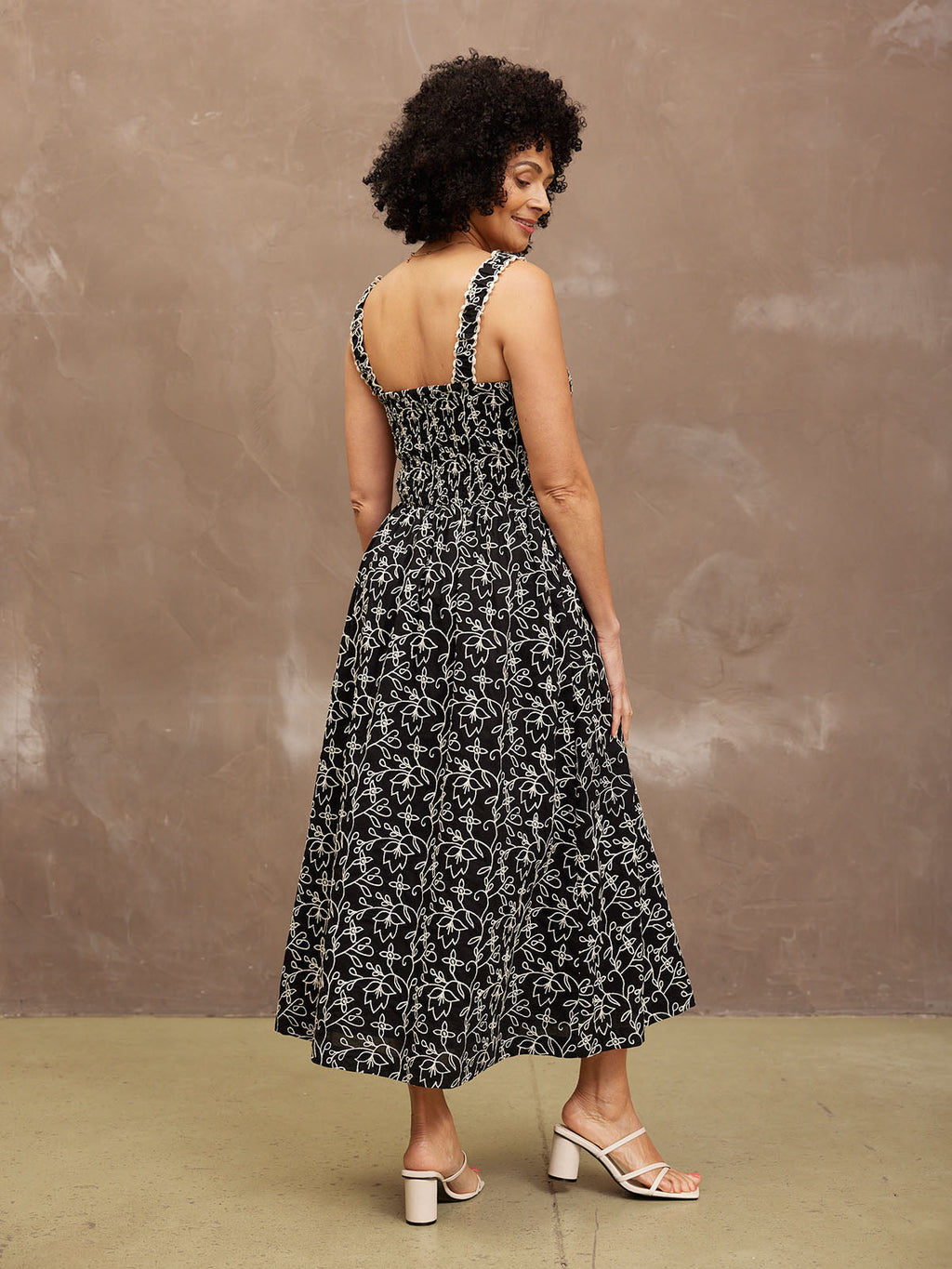 Fleur Embroidered Dress