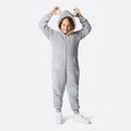 Kids' Grey Teddy Bear Onesie