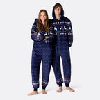 Men's Blue Christmas Onesie