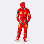 Men's Red Hohoho Onesie