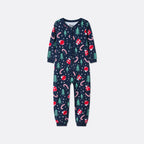 Kids' Blue Christmas Pattern Overall Christmas Pyjamas