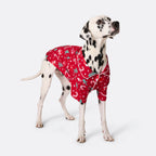 Dogs' Red Christmas Pattern Christmas Pyjamas