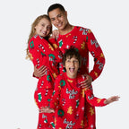 Red Hohoho Christmas Pyjamas Family