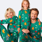 Green Hohoho Christmas Pyjamas Family