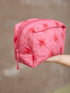 Mabel Washbag - Pink Star Print