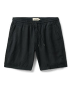 The Apres Short in Coal Hemp