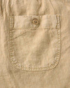 The Apres Short in Field Khaki Hemp