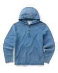 The Baja Pullover in Washed Indigo Terry
