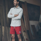 Red Sun Up Swim Trunk