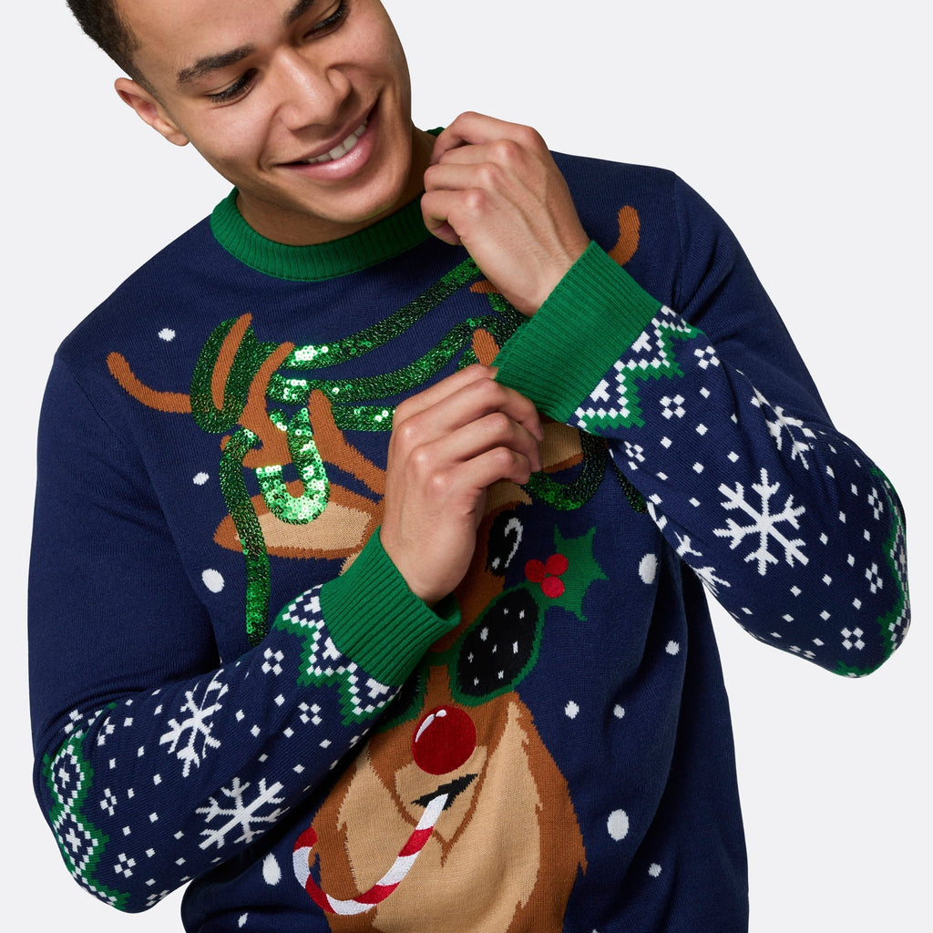 Men's Rudolph Christmas Jumper