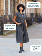 Rhiona Dress - Charcoal