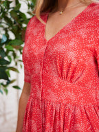 Rodica Dress - Triangle Print