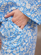 Rosie Pyjamas - Blue Floral Print
