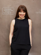 Ruby Black Tank Top