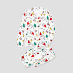 Christmas Theme Print Family Matching PJs