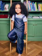 Sofia - Kids Dungarees - Denim Blue